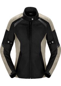 Spidi Tek Net, textile jacket women , color: Black/Beige , size: L