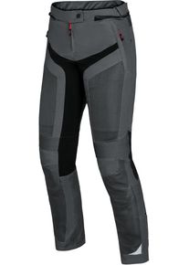 iXS Trigonis-Air, pantalon en textile pour femmes , couleur: Gris Foncé/Noir , taille: XXL