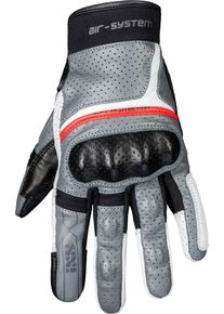 iXS Desert-Air, guantes , color: Gris/Negro/Rojo , tamaño: L