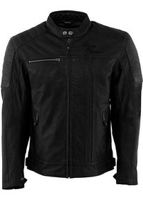 Rusty Stitches Cooper, veste en cuir , couleur: Noir , taille: XL