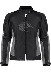 GERMOT Tara, veste textile imperméable pour femmes , couleur: Noir/Gris/Blanc , taille: 46