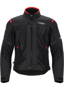 Acerbis Ruby, textile jacket waterproof , color: Black/Red , size: L