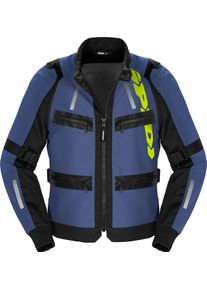 Spidi Enduro Pro, textile jacket , color: Blue/Black/Yellow , size: XL