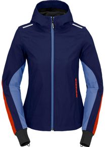 Spidi Hoodie Armor Light, textile jacket women , color: Dark Blue/Red/Light Blue , size: M