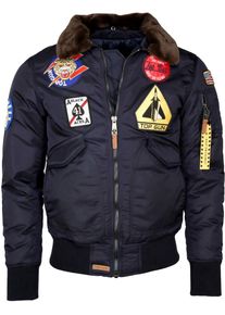 Top Gun 2013, giacca in tessuto , colore: Blu Scuro , dimensione: XL