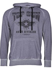 Top Gun 2102, hoodie , kleur: donkerblauw , maat: L
