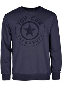 Top Gun 2106, sweatshirt , kleur: donkerblauw , maat: L