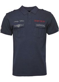 Top Gun 3003, polo shirt , kleur: donkerblauw , maat: L