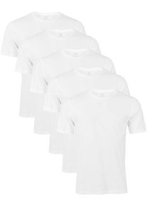 Top Gun 3030 Basic, t-shirt 5-pack , kleur: Wit , maat: L