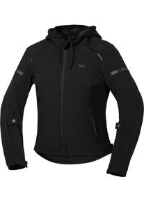 iXS Moto 2.0, giacca tessile impermeabile donna , colore: Nero , dimensione: M