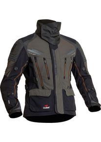 Halvarssons Mora, giacca tessile impermeabile , colore: Nero/Verde Scuro , dimensione: 48