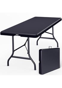 Casaria® Tavolo pieghevole plastica 183x76cm