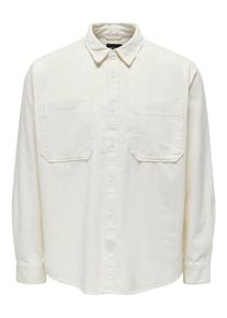 Only & Sons Only & Sons Heren Overhemd 'Alp' wolwit S