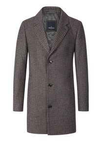 Plus size : HECHTER PARIS, Coat with houndstooth pattern in a Black
