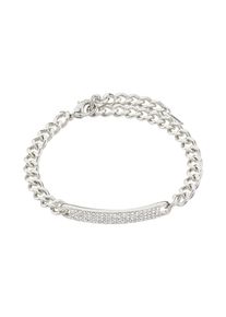 Pilgrim, Mænd, Armbånd 'Heat', Sølv, Størrelse One Size