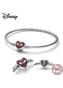 Disney Ring Marve Spider-man Charms Fit Pandora Bracelet 925 Sterling Silver Bead DIY For Women Jewelry Girl Gift 2023 New in