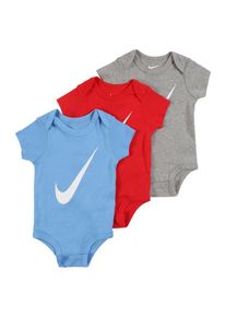 Nike Sportswear Śpiochy/body niebieski / nakrapiany szary / czerwony / biały Rozmiar 68-80
