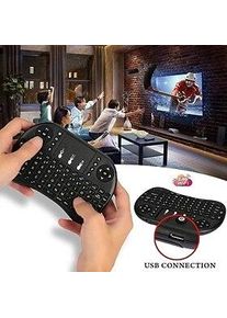 drahtlose mini-tastatur mit multi-touch touchpad 7 farben hintergrundbeleuchtung drahtlose berührbare fernbedienung für smart tv box desktop touchpad pc