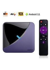 Android 11 Smart TV Box A95x F3 Air II 4K RGB Licht 2,4/5G Dual WLAN Amlogic S905W2 BT5.0 Set Top Box 4GB RAM 32GB 64GB ROM