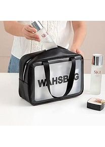 Frauen reisen Aufbewahrungstasche Kulturbeutel organisieren wasserdichte PVC-Kosmetiktasche tragbare transparente Make-up-Tasche weibliche Waschtasche