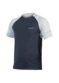 ENDURA Singletrack S/S Fietsshirt Heren (S |blauw)