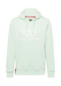 Alpha Industries, Mænd, Sweatshirt, Mint / Hvid, Størrelse XXL
