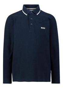 BOSS Kinder Marine blauw Polo voor jongens
