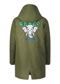 Kenzo Kids Olijfgroen parka voor jongens