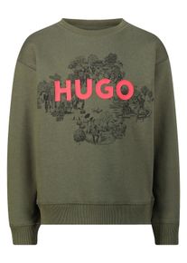 Hugo Kinder Olijfgroen sweatshirt voor jongens