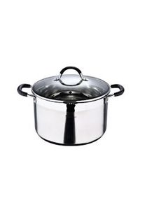 Olla 28X16,5Cm 9,5L Acero Inox Con Tapa Foodies Bgmp-1506-Bk Masterpro