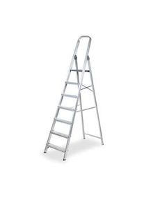 Escalera Domestica Aluminio 7 Peldaños Edm