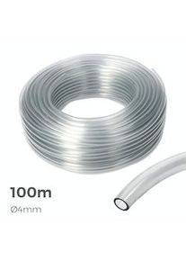 Edm Manguera Cristal Transparente Ø Interior 4Mm Ø Exterior 6Mm Rollo 100M