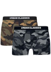 Urban Classics Boxerset - 2-Pack Camo Boxer Shorts - S tot XXL - voor Mannen - camouflage