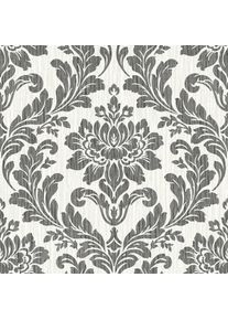 Galois Black Damask Wallpaper