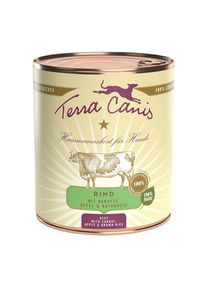 Terra Canis 6 x 800 g.- Manzo con carota, mela e riso integrale