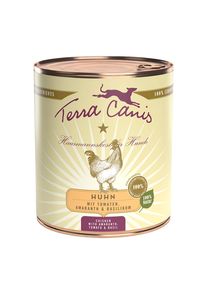 12x800g Terra Canis vådfoder til hunde - Mix: vildt & kylling