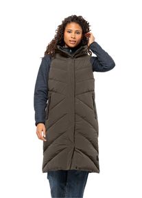 Jack Wolfskin Damska kamizelka puchowa Marienplatz Vest Women RDS L cold coffee
