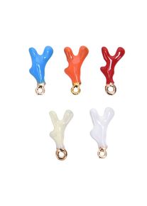 10Pcs/Set Full Resin Simulation Antler Horn Jewelry Charms Handmade Diy Findings Coral Necklace Bracelet Earring Pendant Make