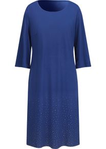 Dames Jersey jurk koningsblauw Maat 44