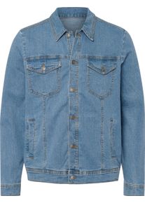 Heren Jeansjasje blue-bleached Maat 54