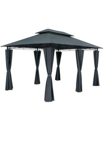 Casaria® Gazebo Topas 3x4m antrcite