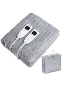 Monzana® Coperta riscaldante matrimoniale 160x140cm con timer