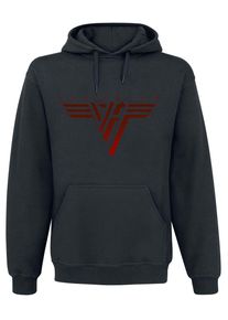 Van Halen Classic Red Logo Kapuzenpulli schwarz