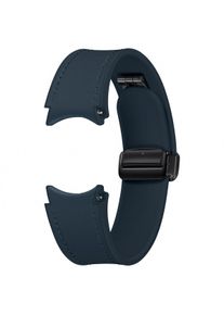 Samsung Originele D-Buckle Hybrid Leather Band Normal S/M voor de Galaxy Watch 6 / 6 Classic / 5 / 5 Pro - Indigo