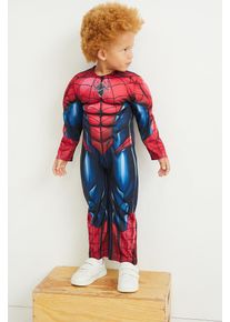 C&A Spider-Man-Kostüm-2 teilig, Rot, Taille: 122
