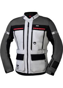 iXS Montevideo-ST 3.0, textile jacket waterproof , color: Light Grey/Dark Grey/Black , size: S