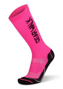 Normani Kniestrümpfe Herren neonpink / schwarz Größe 35/38