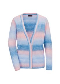 GOLDNER Dames Gebreid vest blauw / pink S