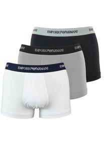 Emporio Armani Heren Boxershorts grijs / zwart / wit L