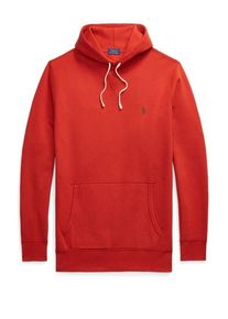 Plus size : Polo Ralph Lauren, Soft hoodie with embroidered polo rider in a Red
